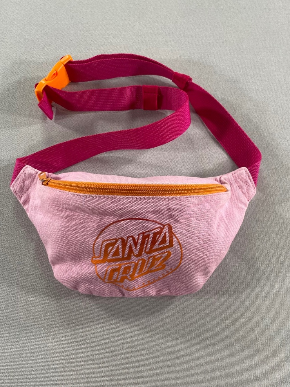 Santa Cruz Fanny Pack Belt Bag Pink Orange Retro 90s